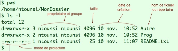 figure-10, ls -l