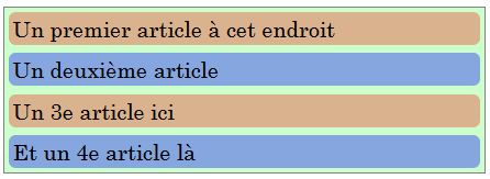 Flex défaut