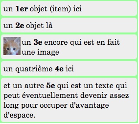 Exemple 1 de grille simple